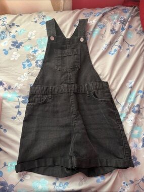 The Children's Place Black Denim Shorts with Logo Patch